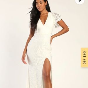 Eternal Amore White LaceMermaid MaxiNWT